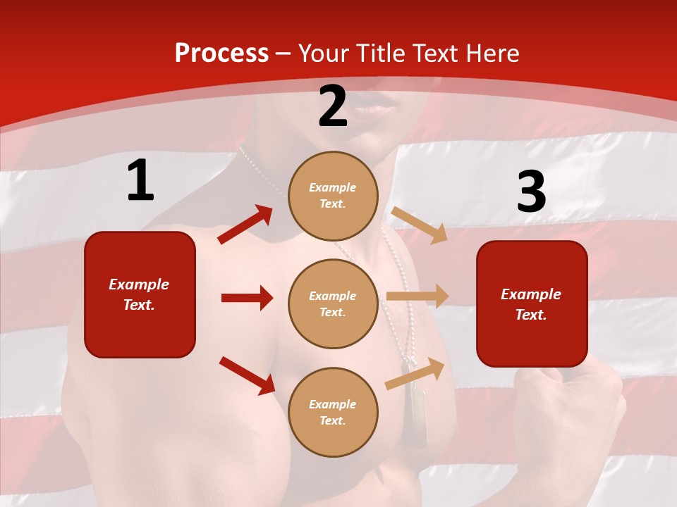 Healthy Naked Torso PowerPoint Template
