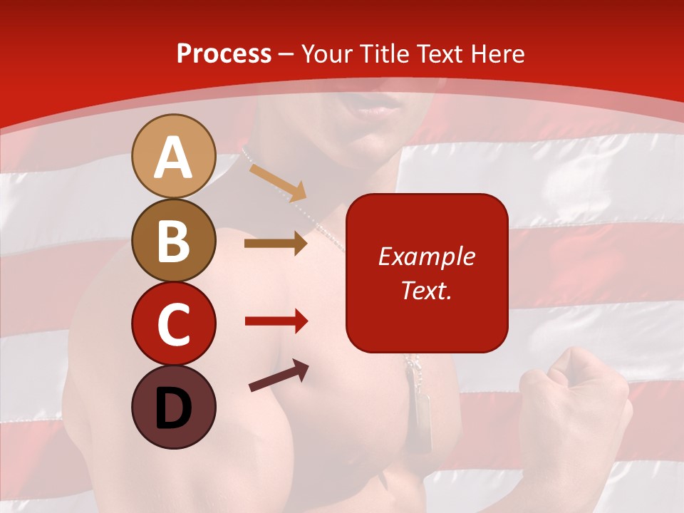 Healthy Naked Torso PowerPoint Template