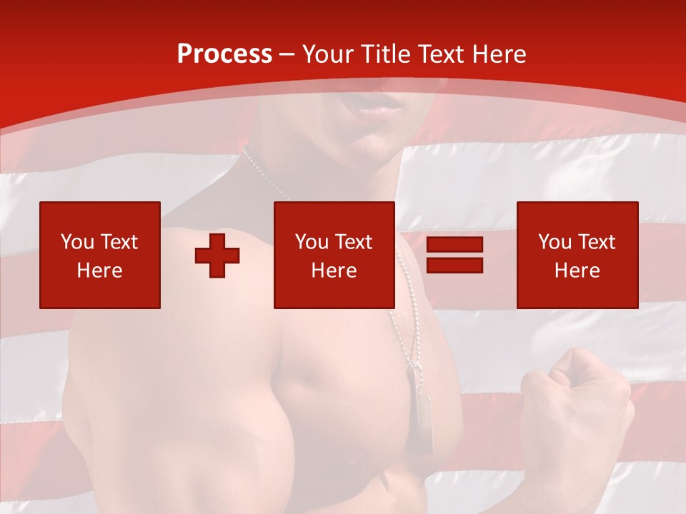 Healthy Naked Torso PowerPoint Template