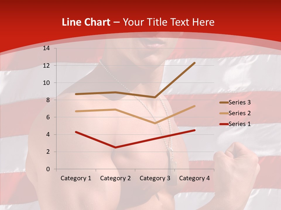 Healthy Naked Torso PowerPoint Template