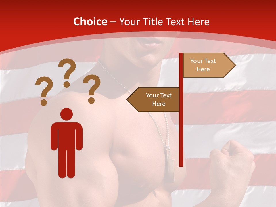 Healthy Naked Torso PowerPoint Template