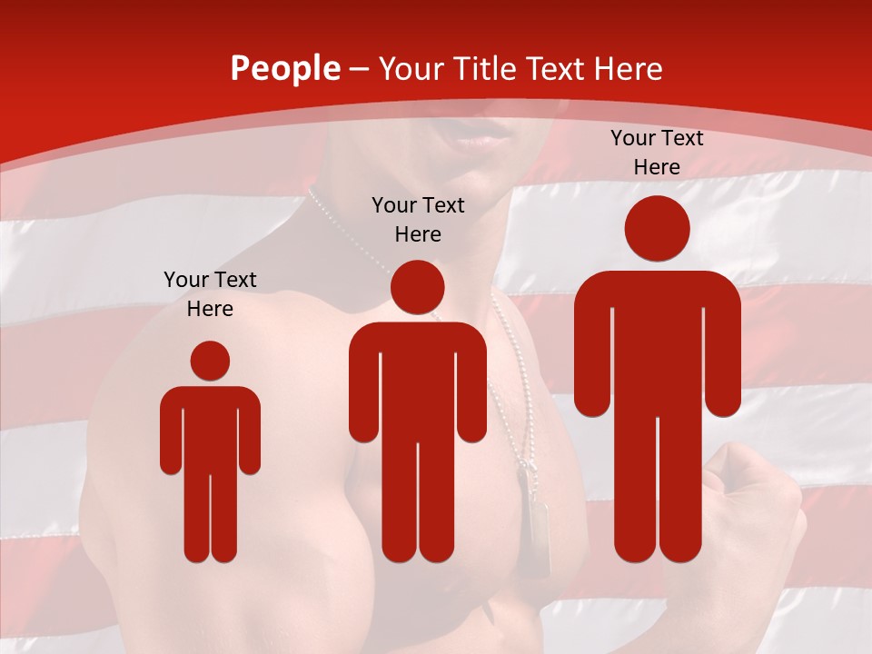 Healthy Naked Torso PowerPoint Template