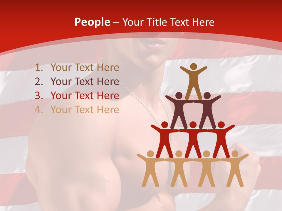 Healthy Naked Torso PowerPoint Template