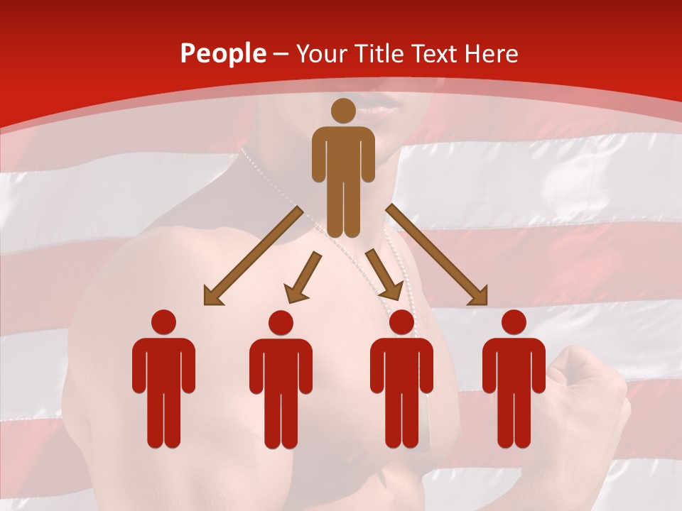 Healthy Naked Torso PowerPoint Template