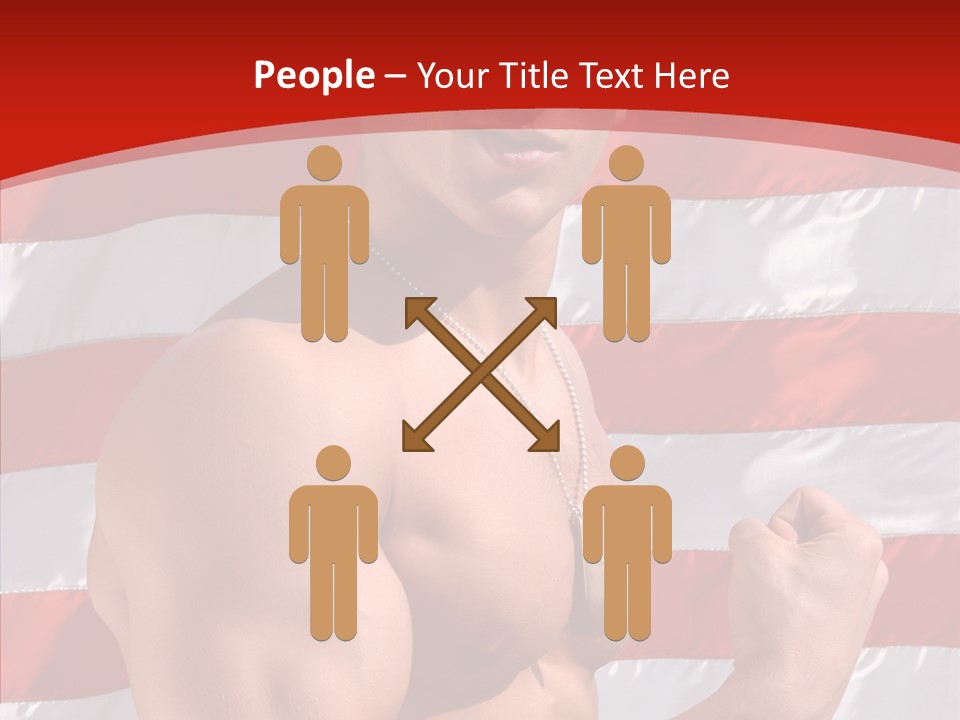 Healthy Naked Torso PowerPoint Template