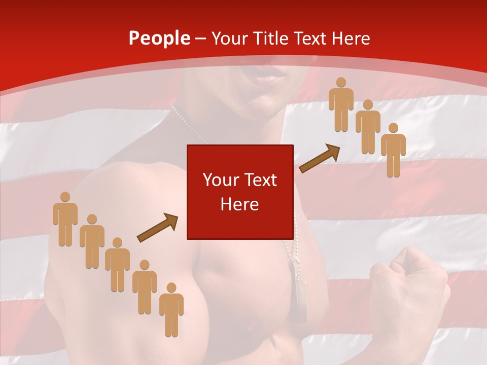 Healthy Naked Torso PowerPoint Template