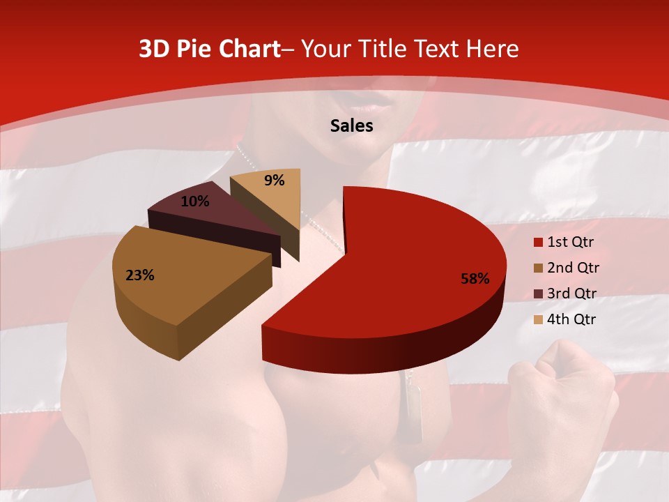 Healthy Naked Torso PowerPoint Template