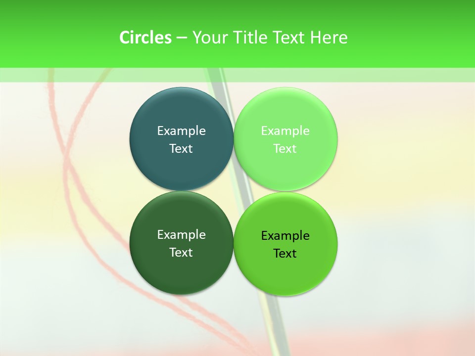 Needlework Object Design PowerPoint Template
