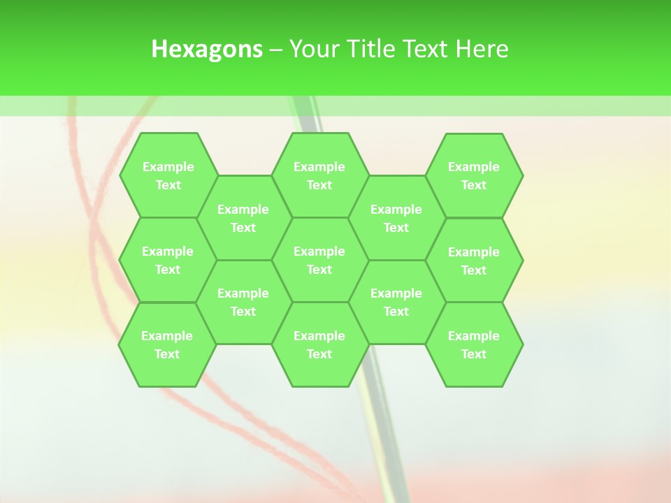 Needlework Object Design PowerPoint Template