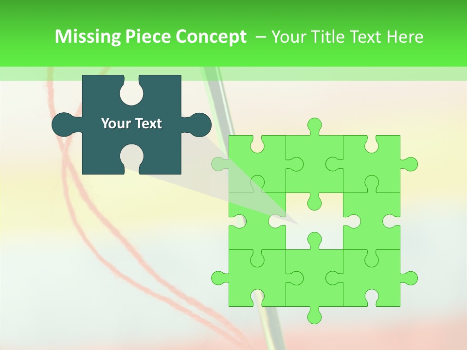 Needlework Object Design PowerPoint Template