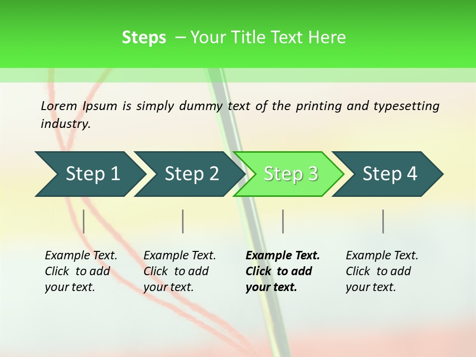 Needlework Object Design PowerPoint Template