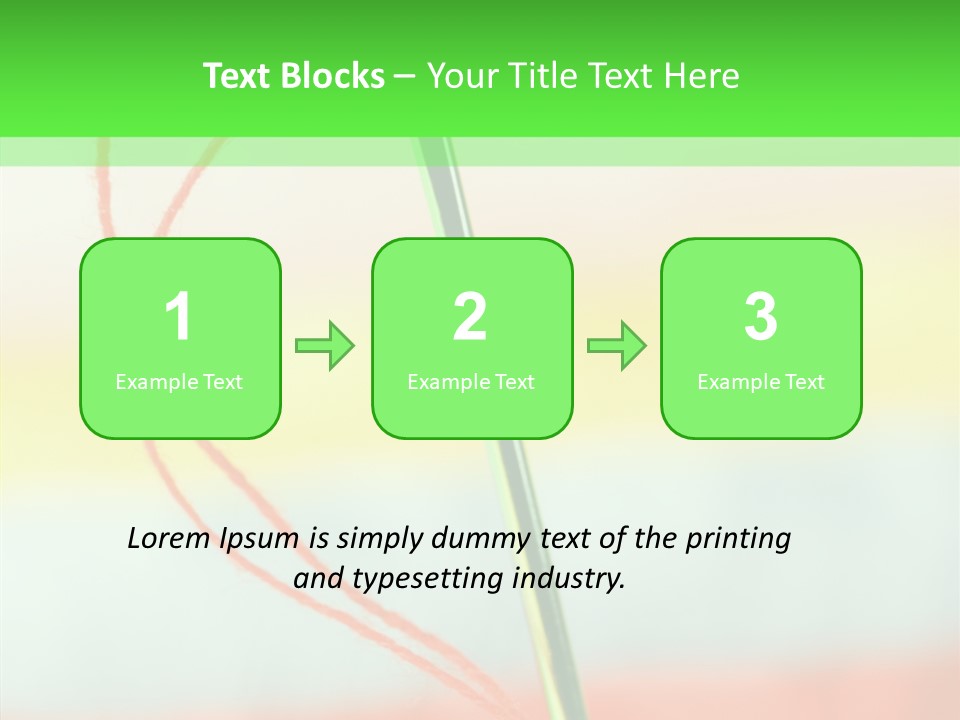 Needlework Object Design PowerPoint Template