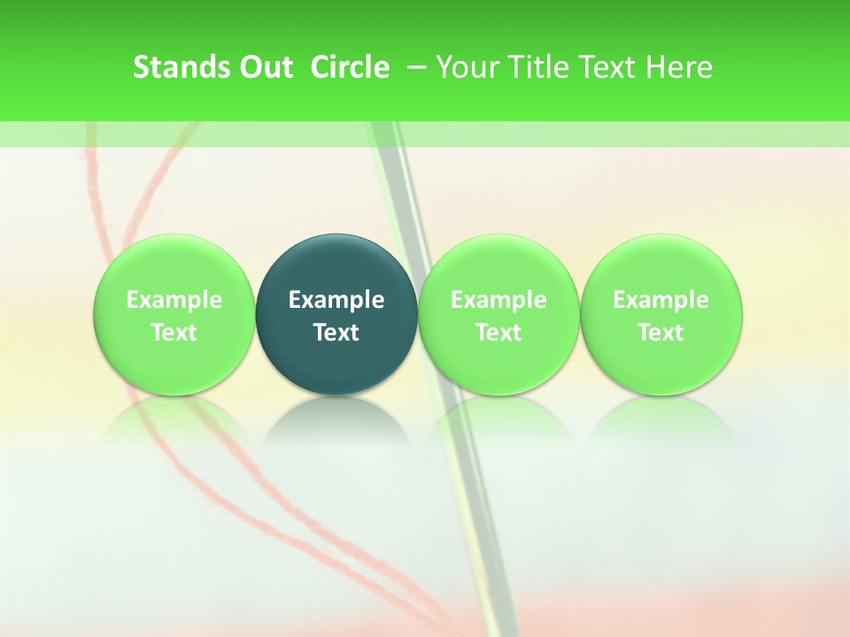 Needlework Object Design PowerPoint Template