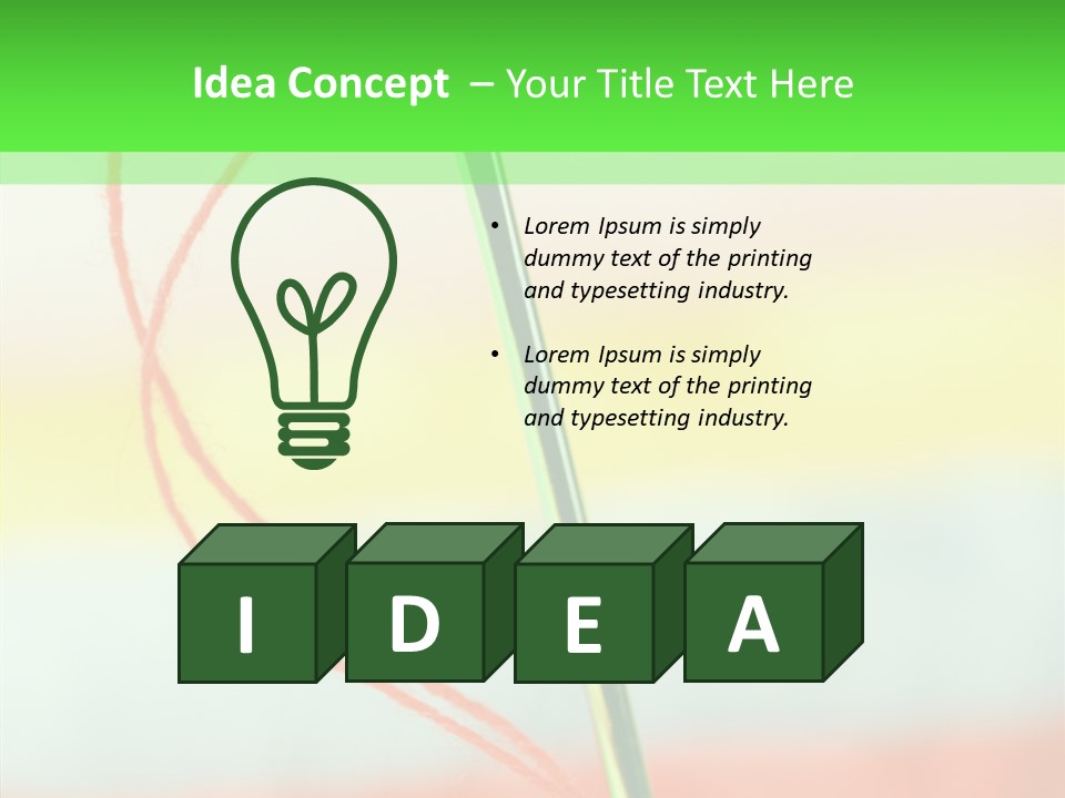 Needlework Object Design PowerPoint Template