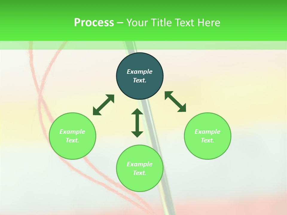 Needlework Object Design PowerPoint Template