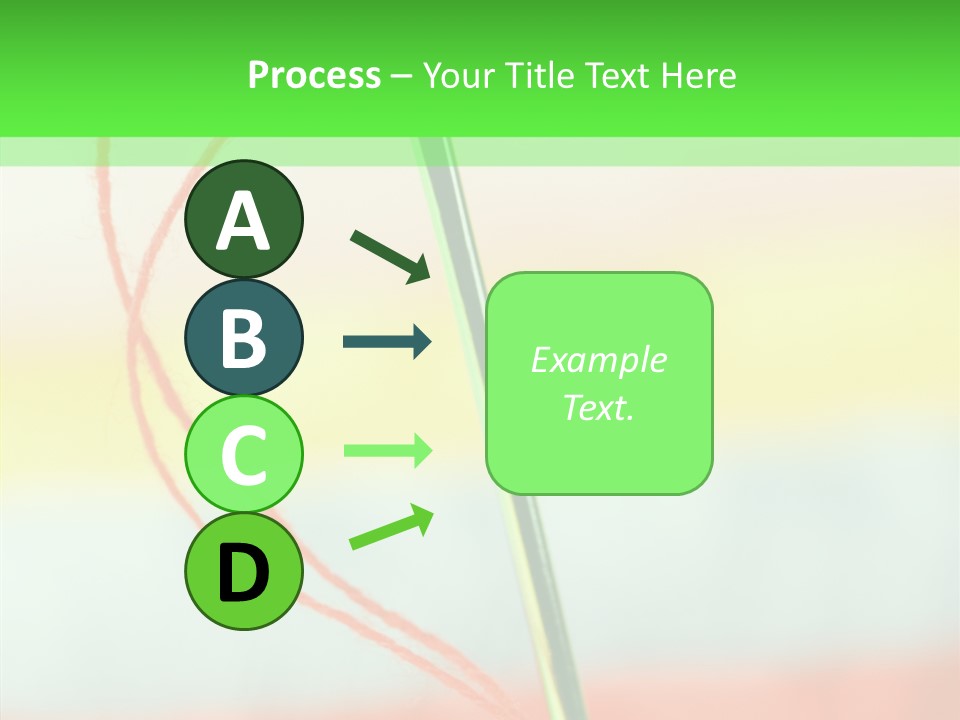Needlework Object Design PowerPoint Template