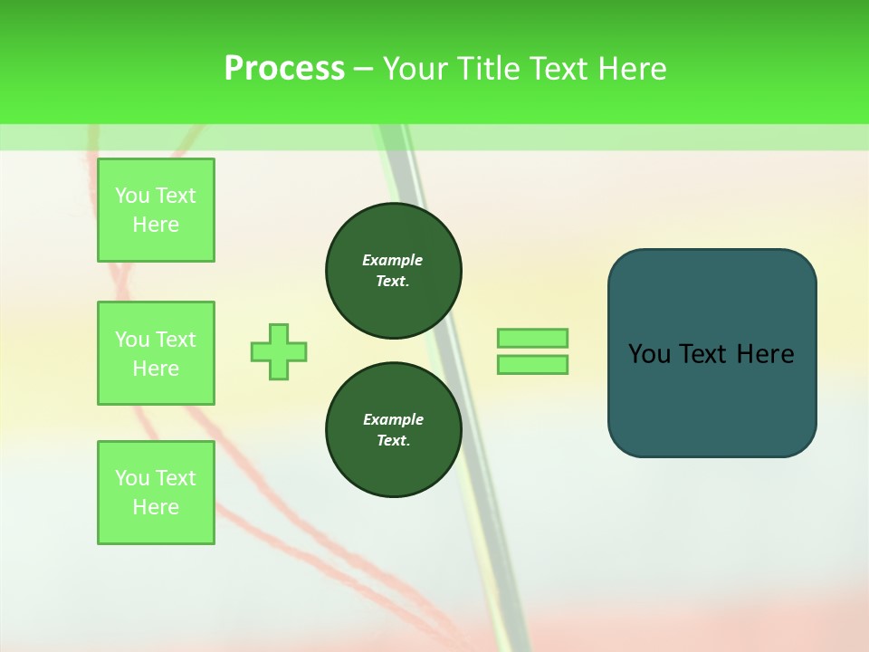 Needlework Object Design PowerPoint Template
