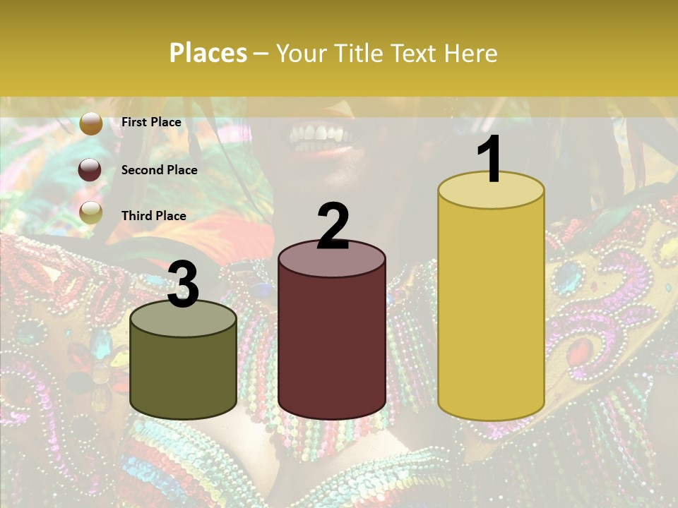 Feather Color Glittering PowerPoint Template