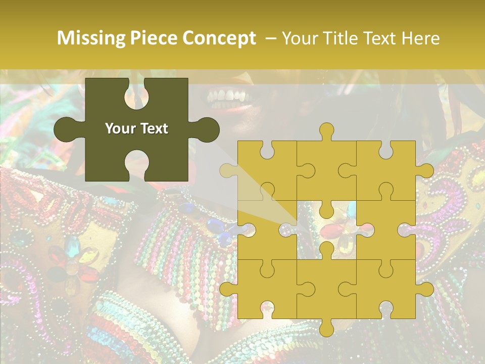 Feather Color Glittering PowerPoint Template