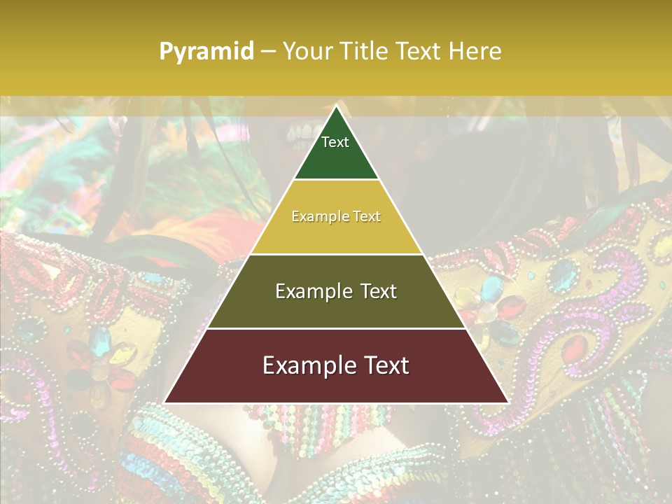 Feather Color Glittering PowerPoint Template