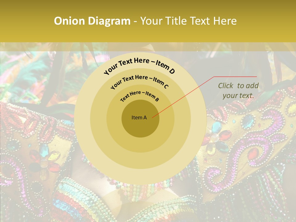 Feather Color Glittering PowerPoint Template