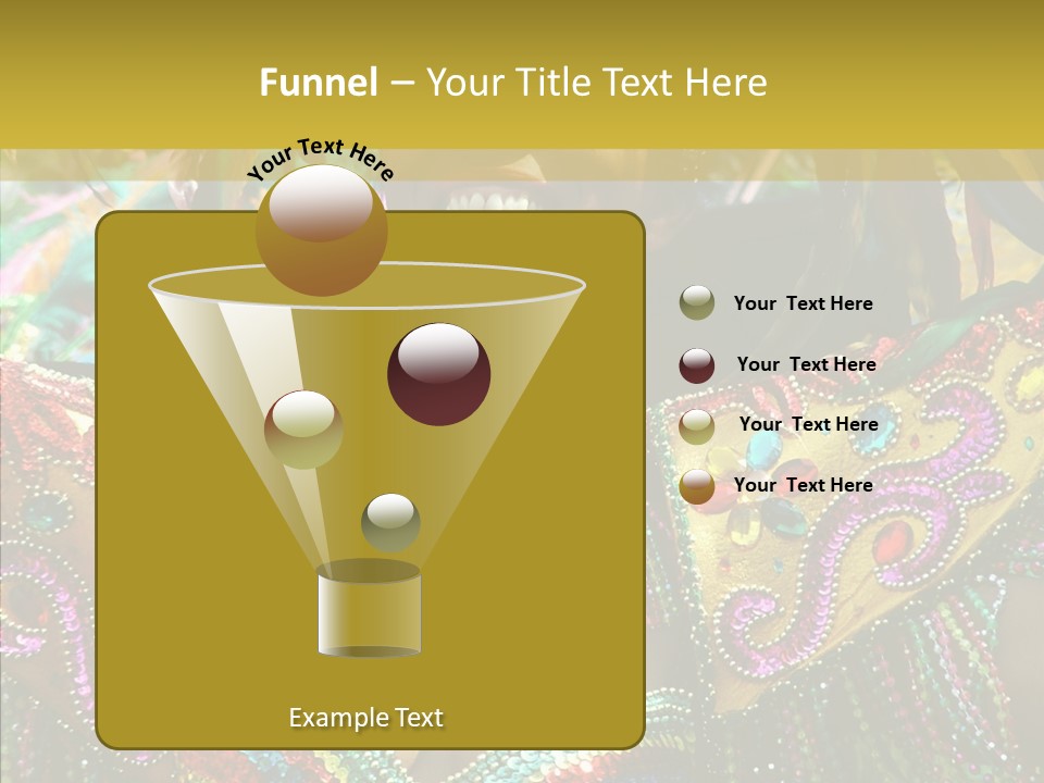 Feather Color Glittering PowerPoint Template