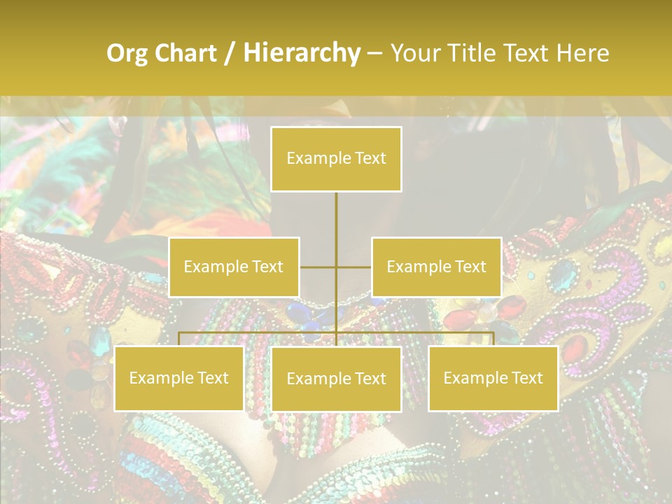 Feather Color Glittering PowerPoint Template