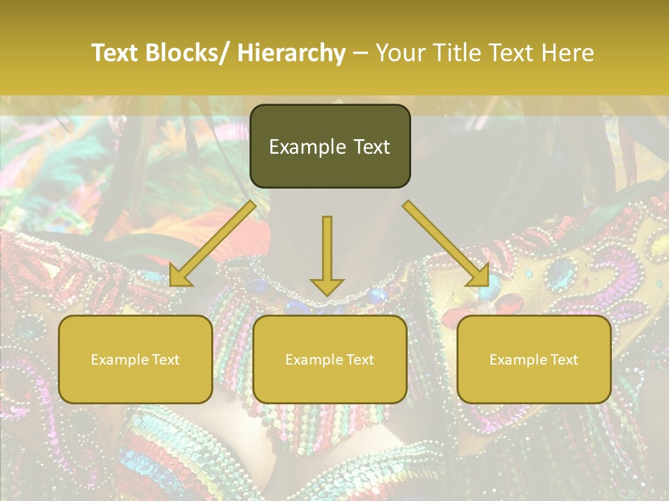 Feather Color Glittering PowerPoint Template