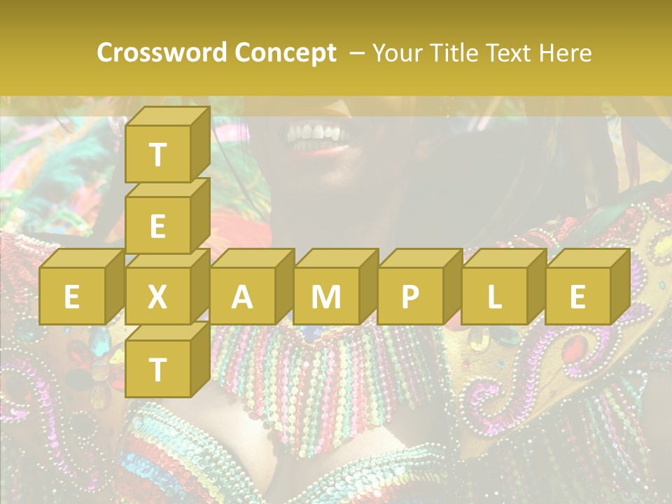 Feather Color Glittering PowerPoint Template