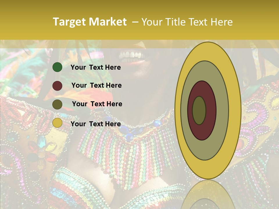 Feather Color Glittering PowerPoint Template