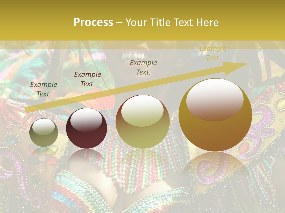 Feather Color Glittering PowerPoint Template