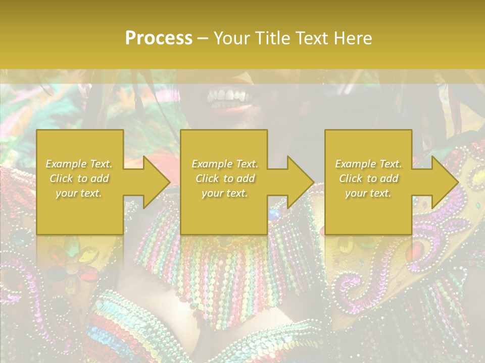 Feather Color Glittering PowerPoint Template