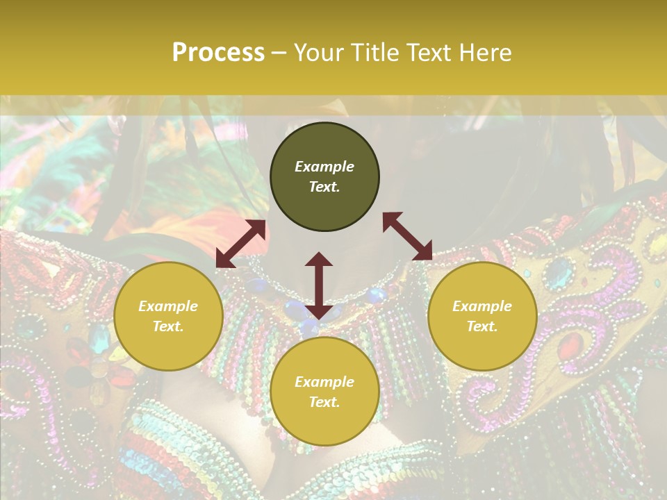 Feather Color Glittering PowerPoint Template