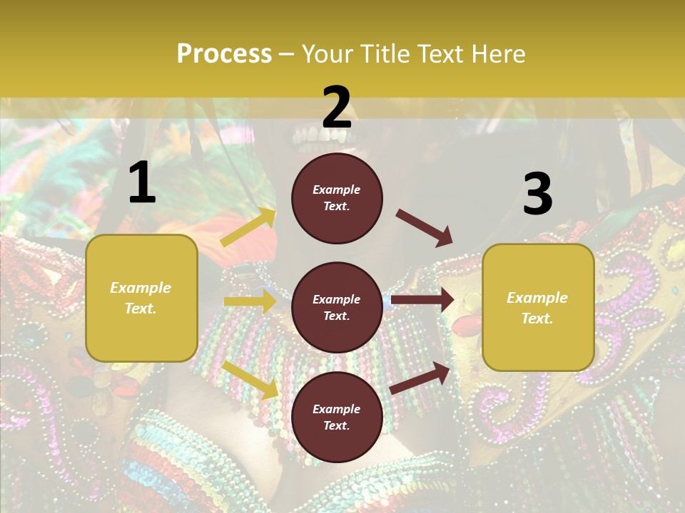 Feather Color Glittering PowerPoint Template