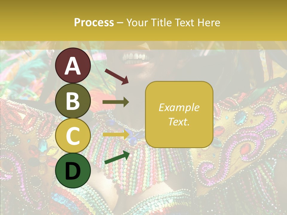 Feather Color Glittering PowerPoint Template