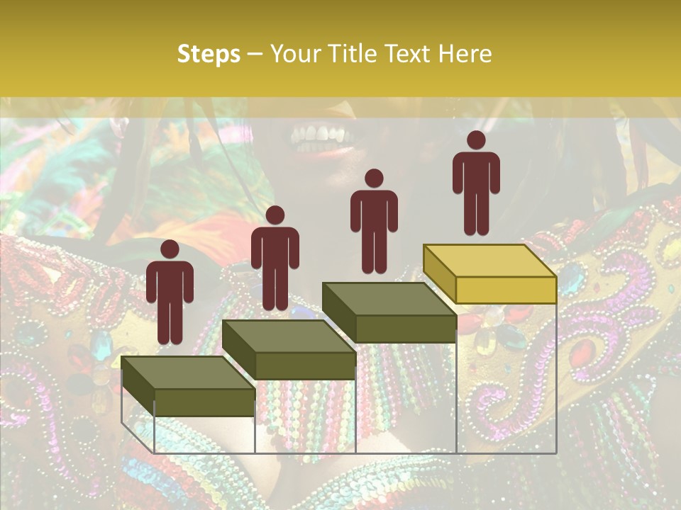 Feather Color Glittering PowerPoint Template