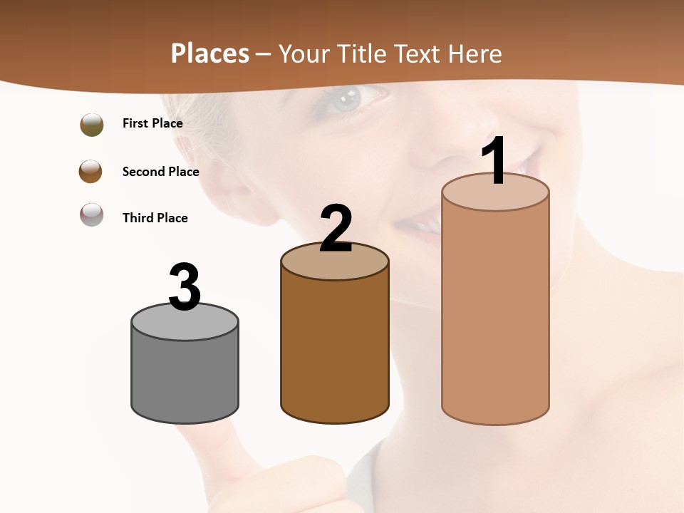 Blonde Thumb Attractive PowerPoint Template