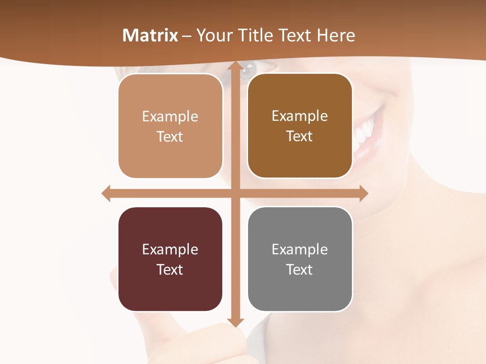 Blonde Thumb Attractive PowerPoint Template