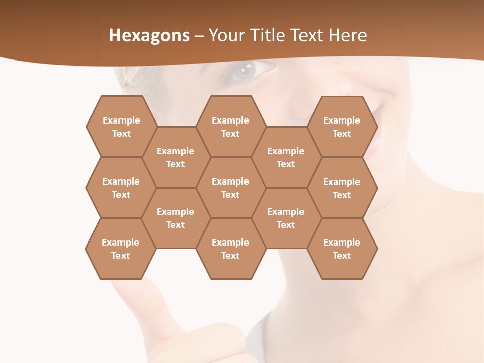 Blonde Thumb Attractive PowerPoint Template