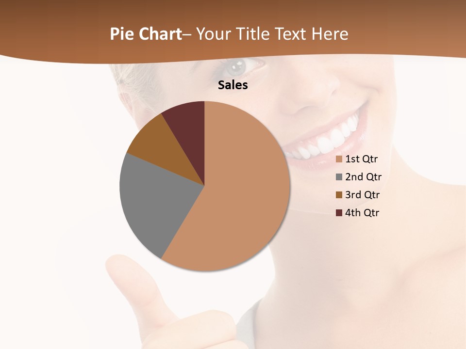 Blonde Thumb Attractive PowerPoint Template