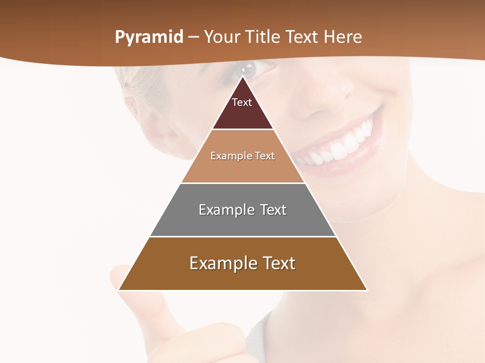 Blonde Thumb Attractive PowerPoint Template