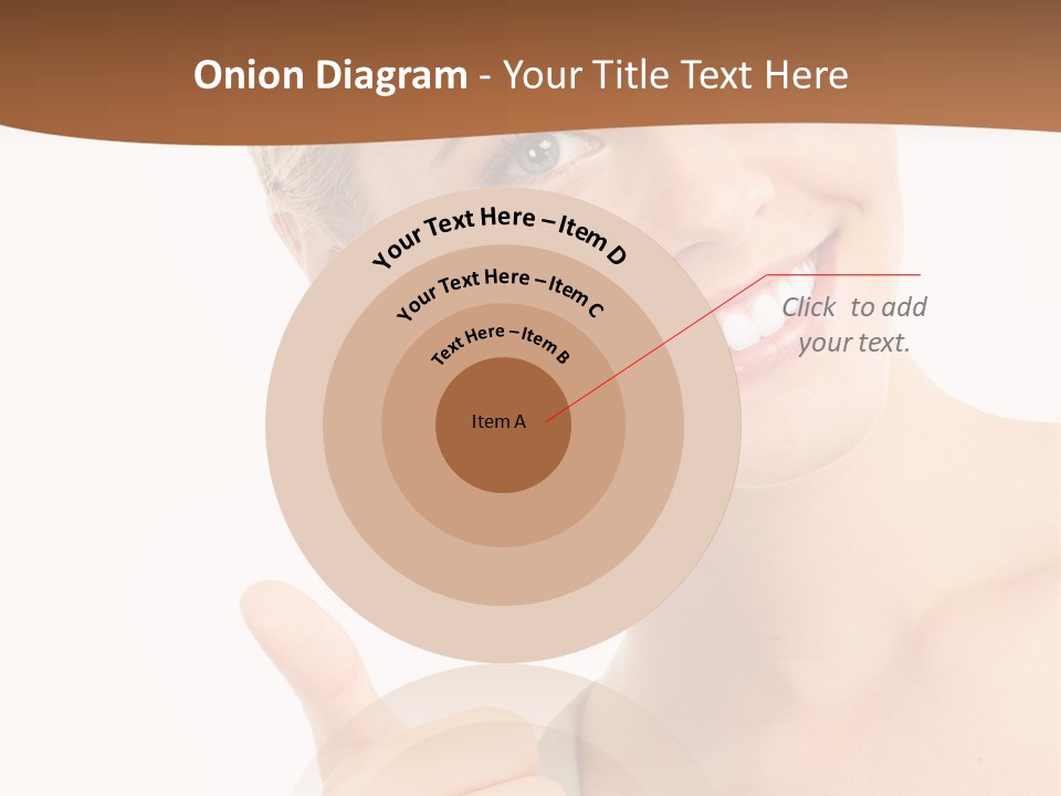 Blonde Thumb Attractive PowerPoint Template