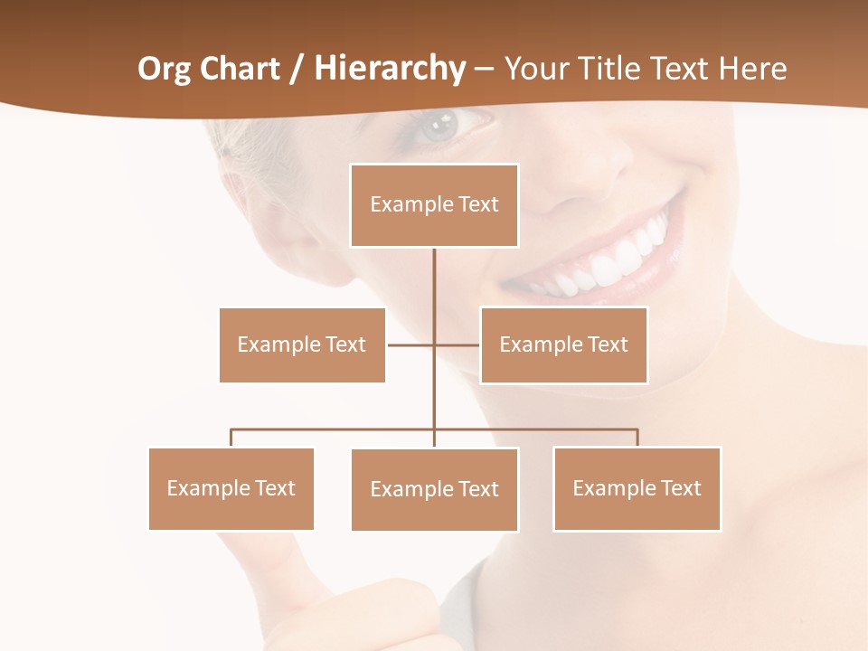 Blonde Thumb Attractive PowerPoint Template