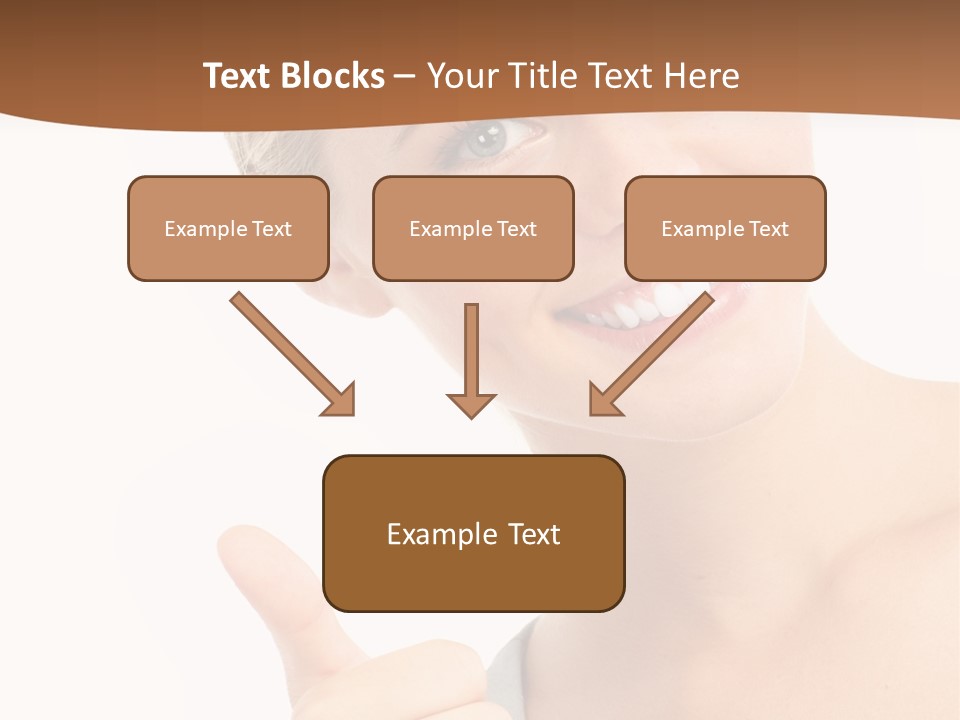 Blonde Thumb Attractive PowerPoint Template