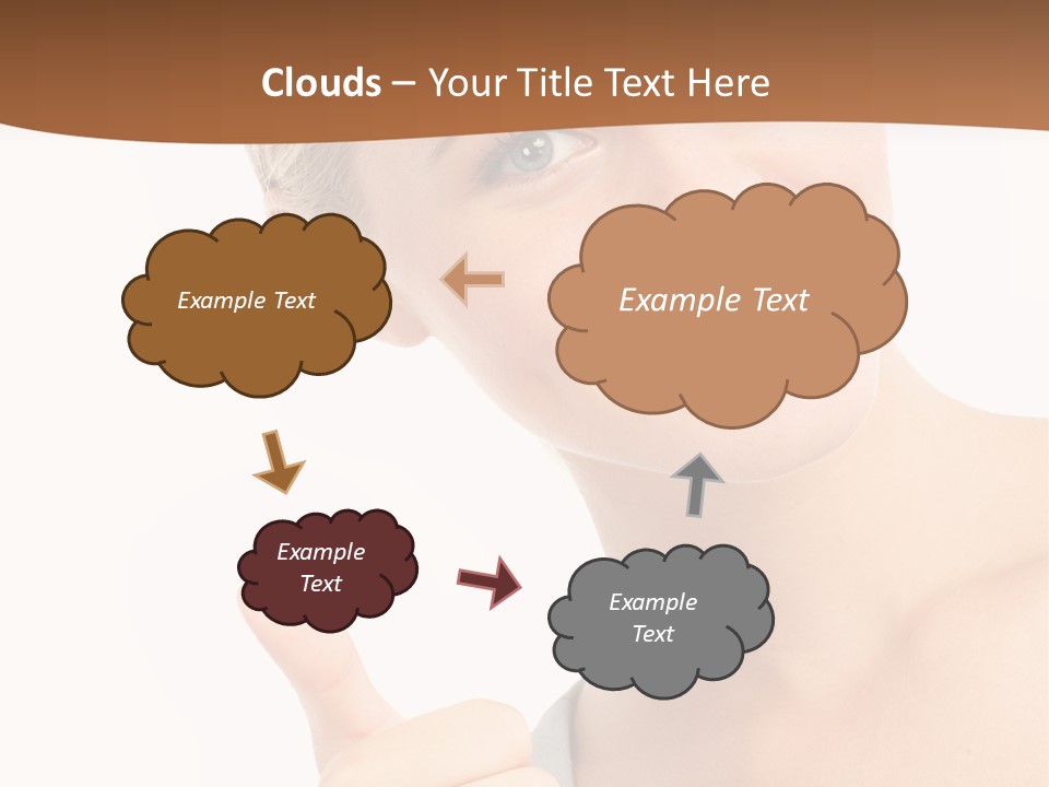 Blonde Thumb Attractive PowerPoint Template