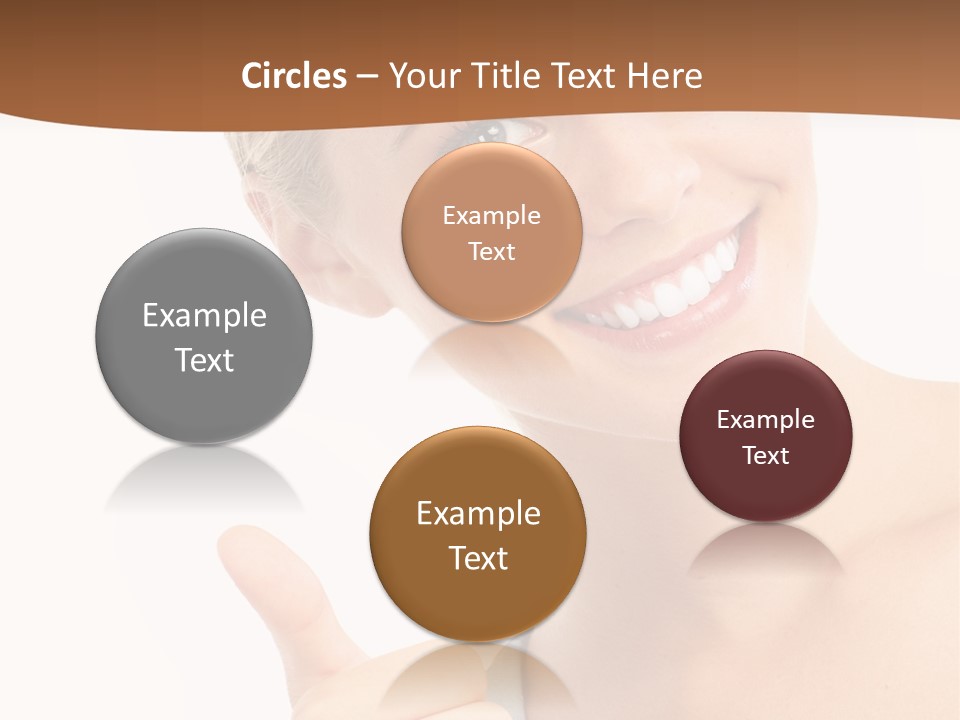 Blonde Thumb Attractive PowerPoint Template