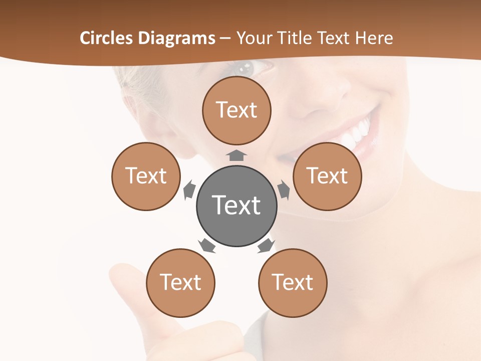 Blonde Thumb Attractive PowerPoint Template