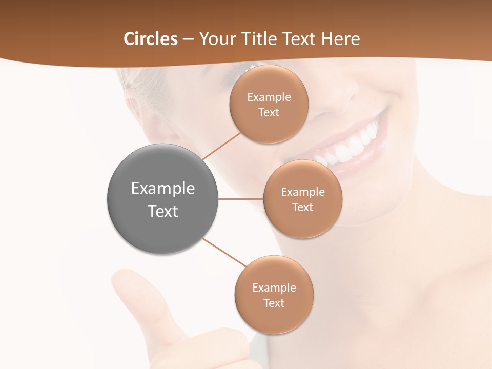 Blonde Thumb Attractive PowerPoint Template