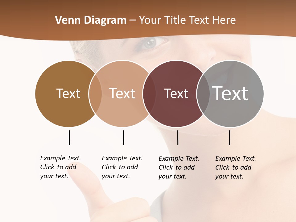 Blonde Thumb Attractive PowerPoint Template
