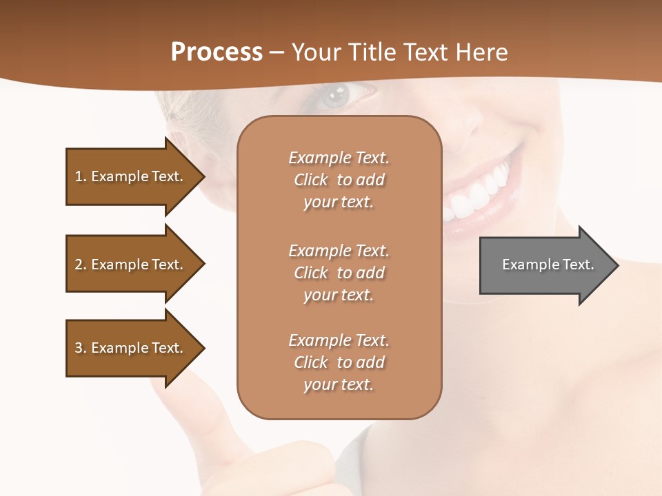 Blonde Thumb Attractive PowerPoint Template